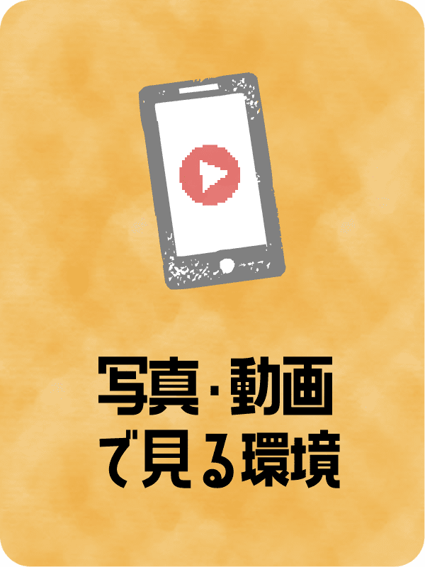 写真・動画で見る環境